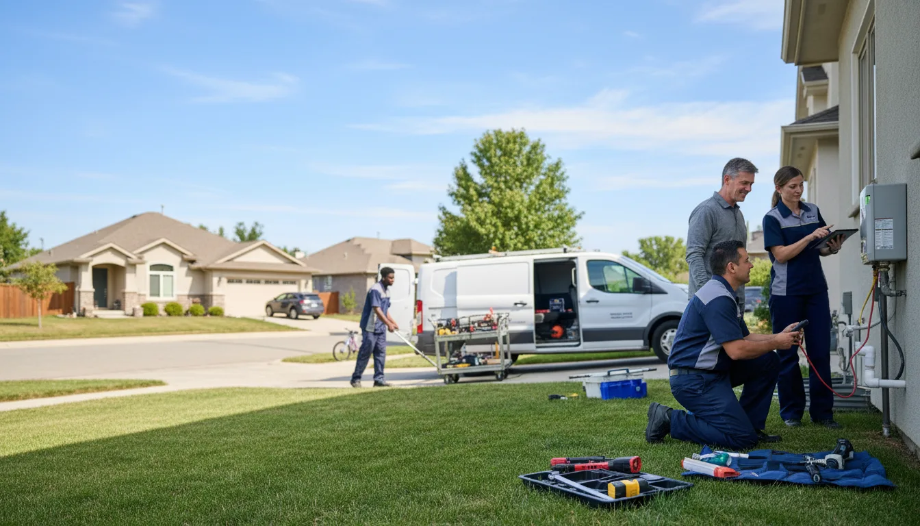 Tankless water heater service in Bunch, OK